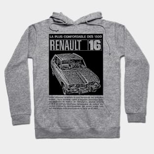 1970s RENAULT 16 -  French advert Hoodie